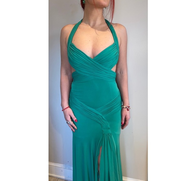 Jovani Evening Dress Green - Picture 2 of 4